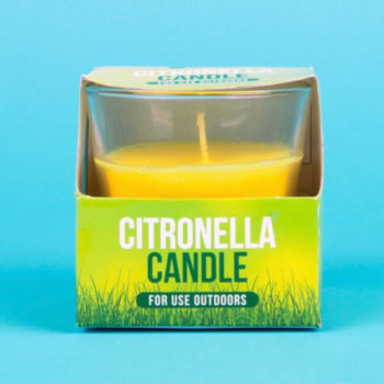 Citronella Outdoor Candle in Glass Holder