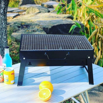 Portable Briefcase BBQ Grill